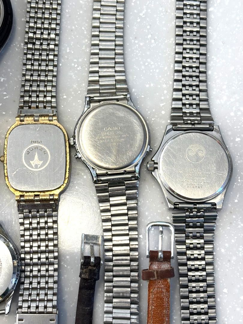 g*3様 【ジャンク】腕時計 SEIKO CITIZEN CASIO BUREN