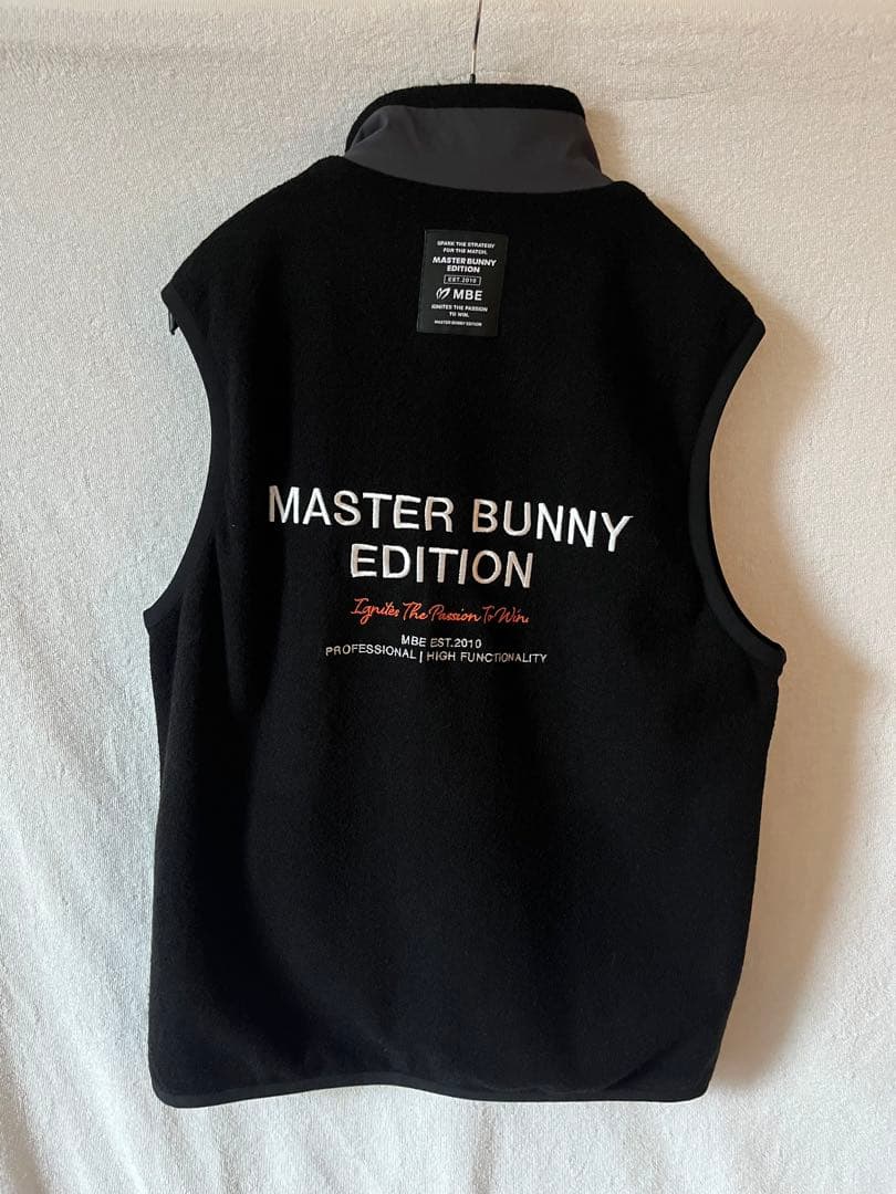 MASTER BUNNY EDITION 毛混ブークレフルジップベスト