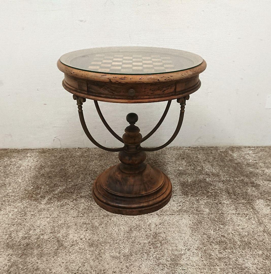 ビンテージ クラシック チェス テーブル サイドテーブル