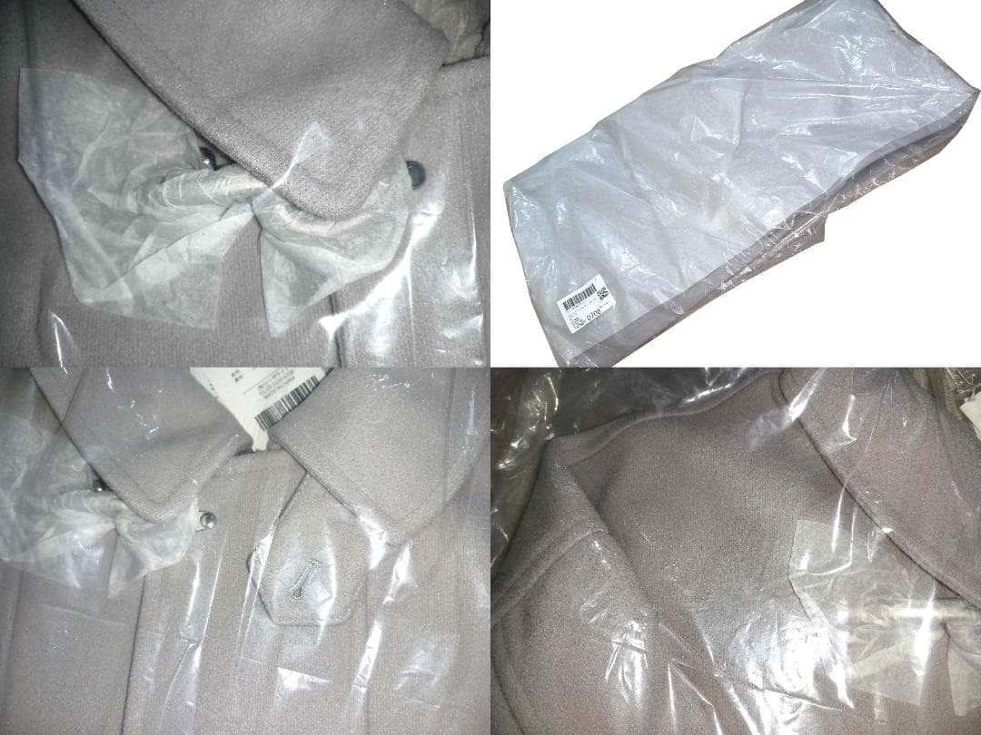 M 未使用に近い LILL ショート丈メルトンファイヤーマンブルゾン グレー