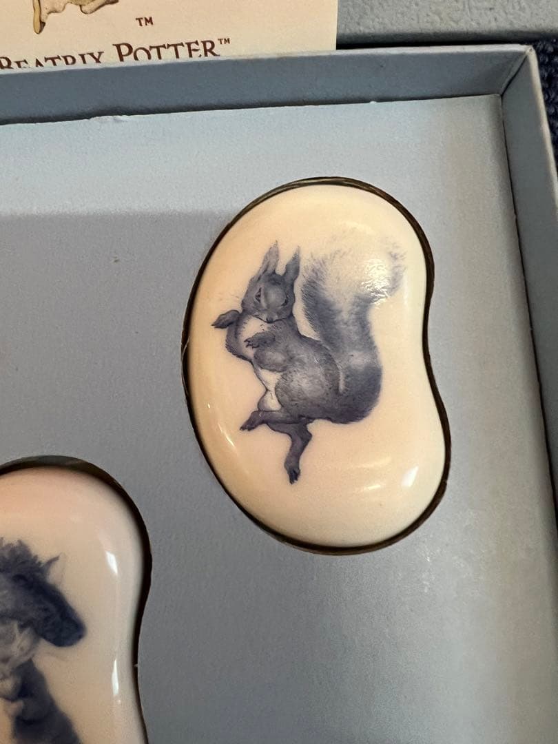 1417 ピーターラビット 箸置き  5客　未使用