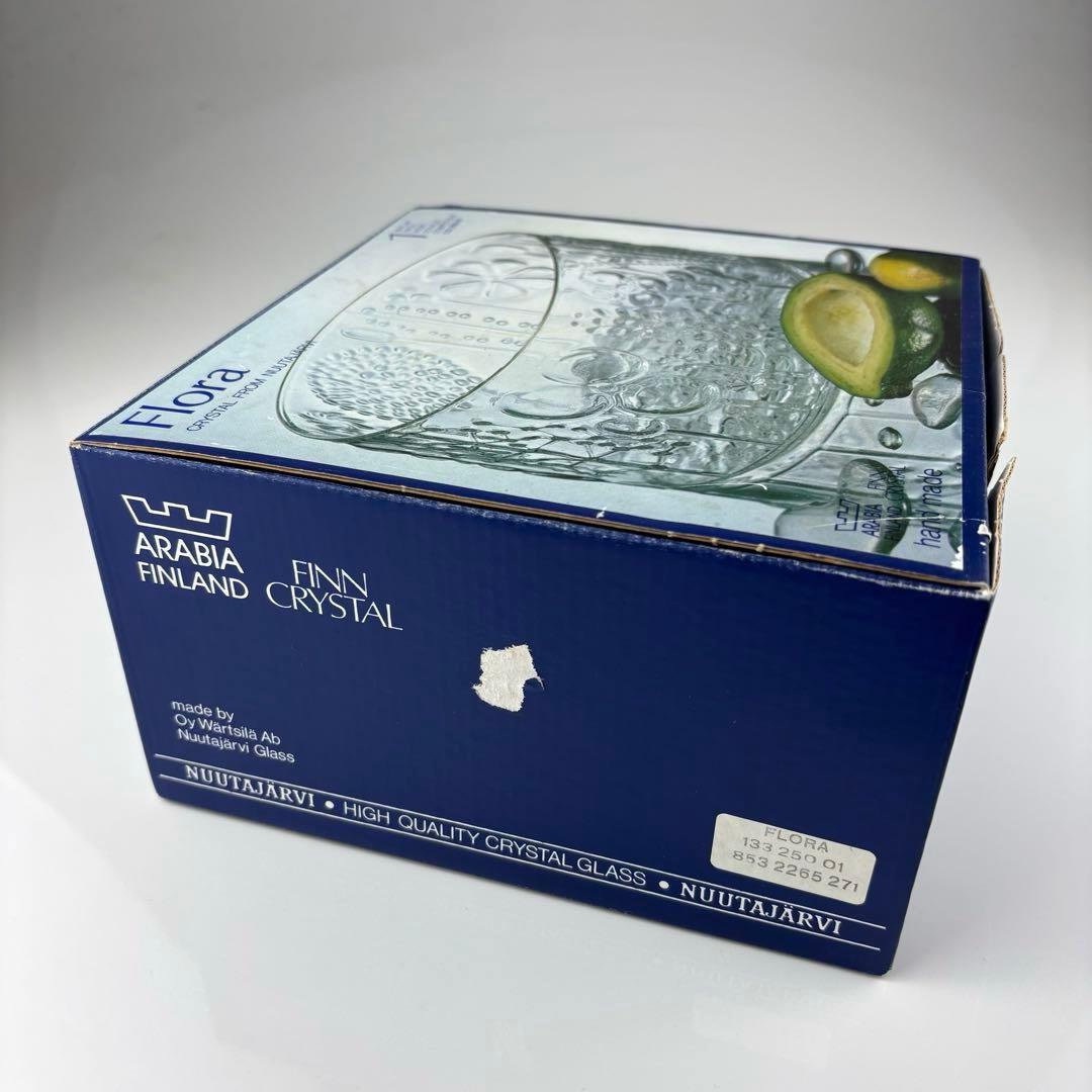 アラビア　フローラ　ガラスボウル