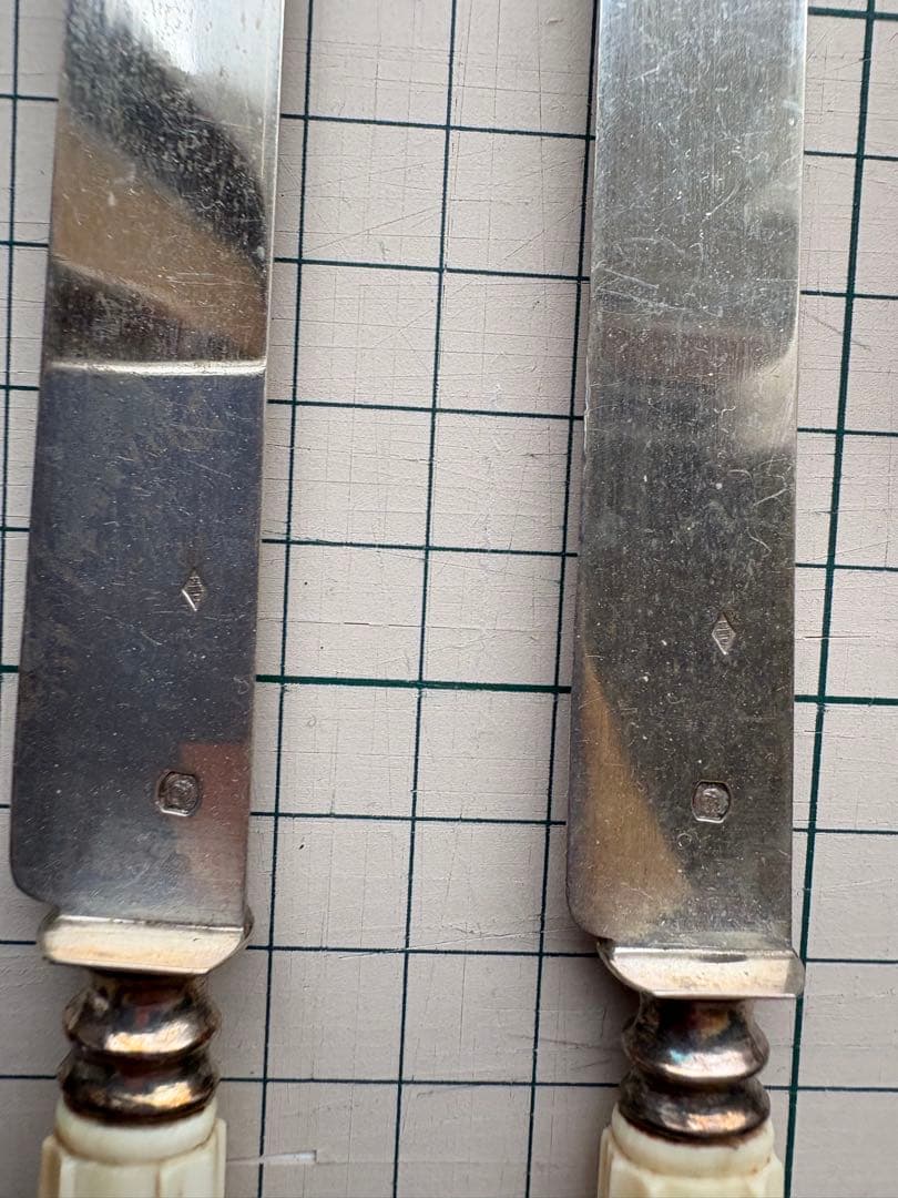 フランス　アンティーク　シルバーカトラリーセット 9点