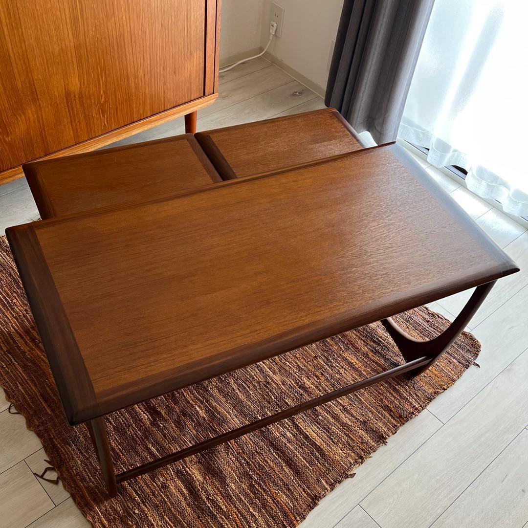 60s G-PLAN チーク　ネストテーブル　北欧　アメリカ　VINTAGE