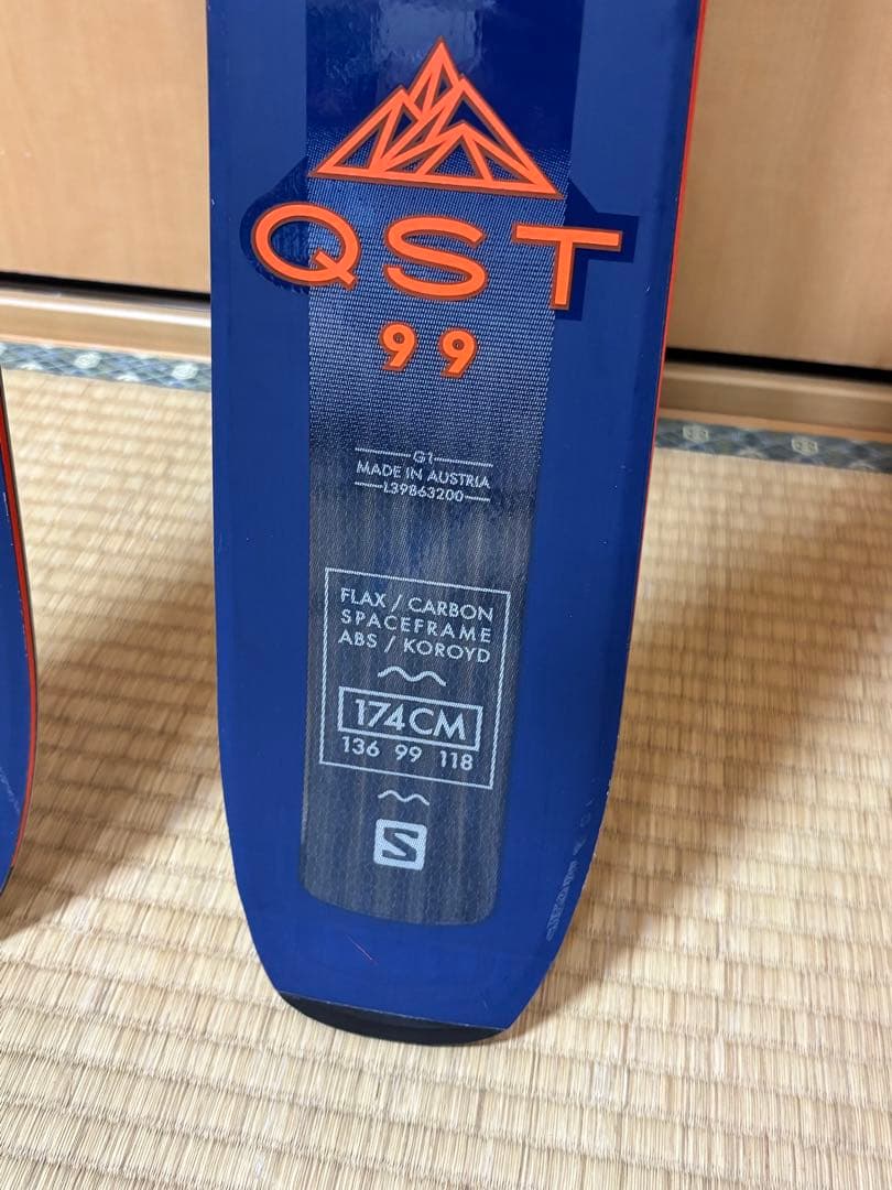 サロモン　ファット　ツアー　QST99 174cm　マーカー F12 TOUR