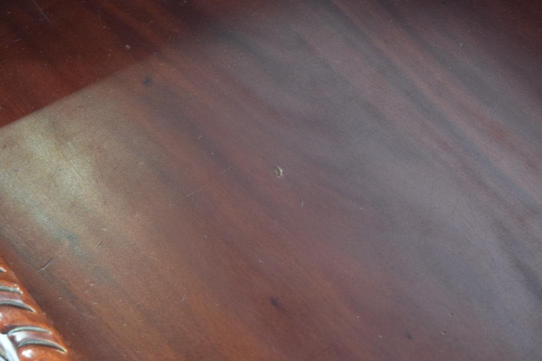 イギリス製 ライティングデスク 高級マホガニー材 チッペンデール