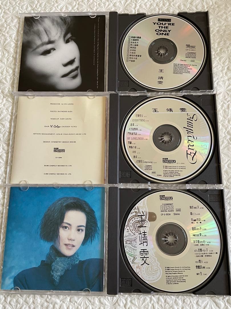 王菲Faye Wong(王靖雯) / Recall-粵語專輯3CD初期三部作