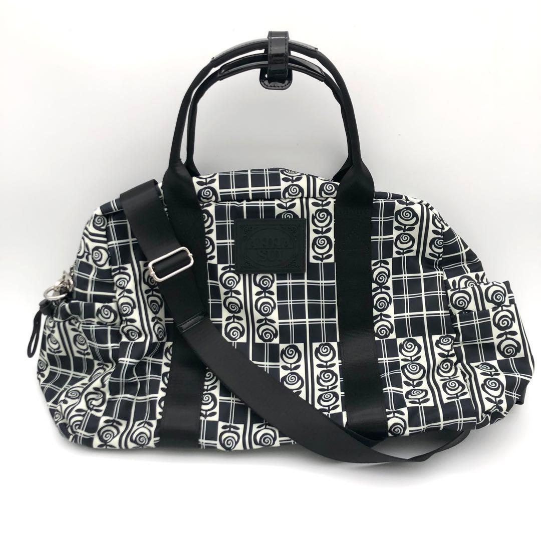 R【極美品】ANNASUI アナスイ　ボストンバッグ　ジャーニー 希少
