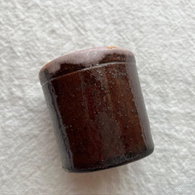 希少19世紀キュノワール酒器ぐい吞ポットデルフトカフェオレボウルジアンモントロー