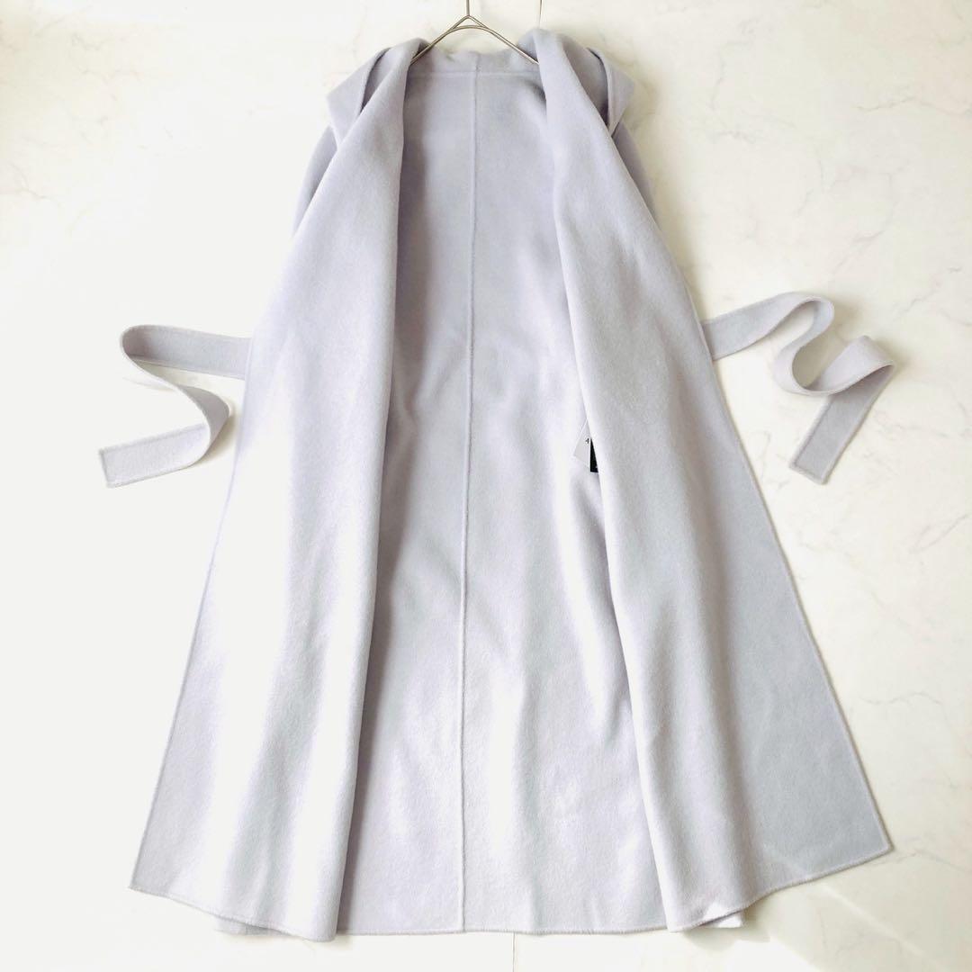 新品タグ付✨️アナイ　リバーコート　ベルテッド　フーデッド　ロング丈　38 M