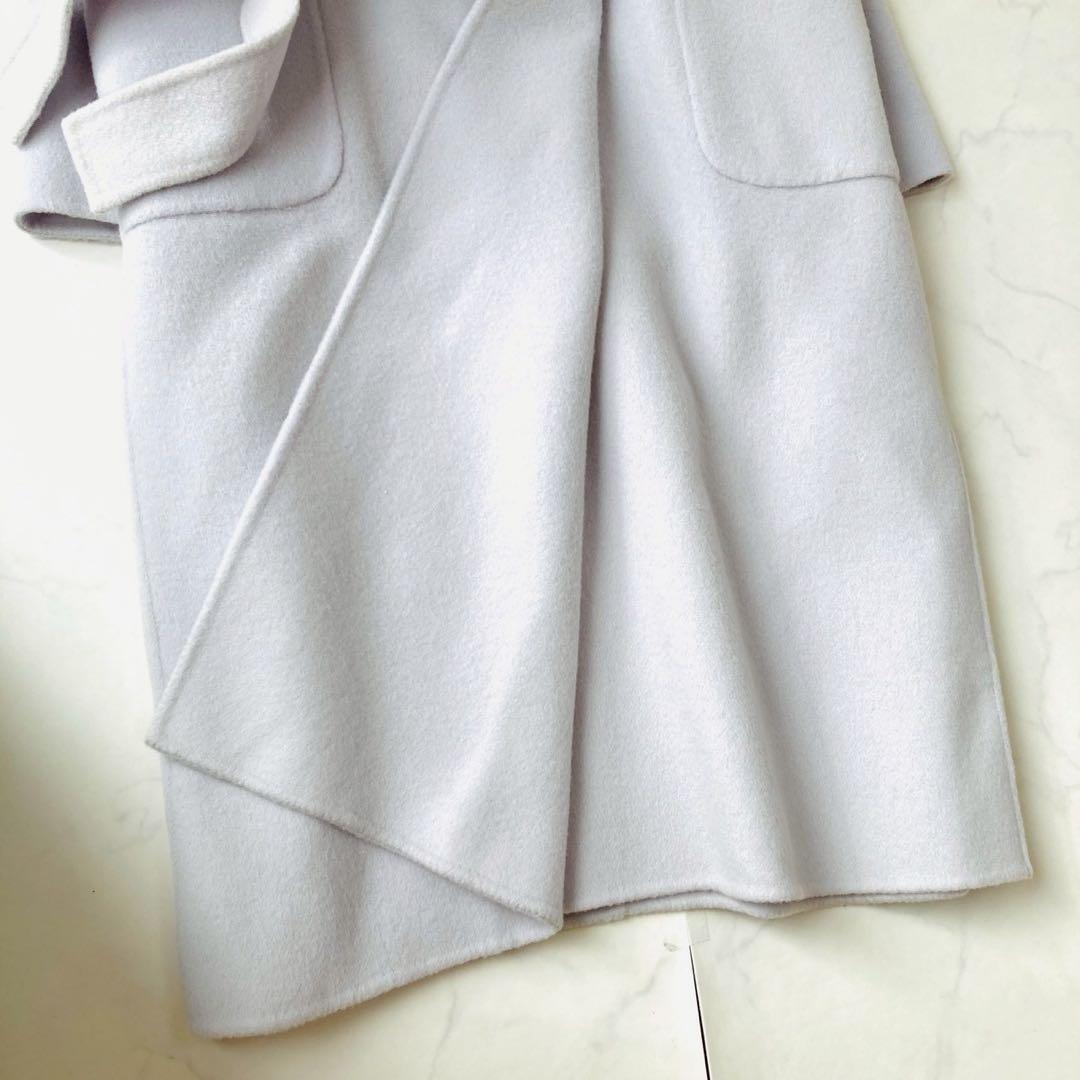 新品タグ付✨️アナイ　リバーコート　ベルテッド　フーデッド　ロング丈　38 M