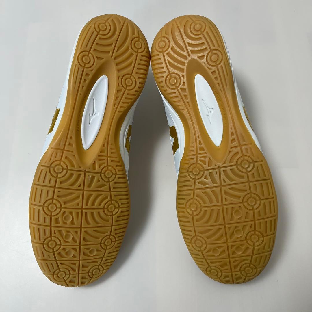 Rさん専用。モレリア IN （ホワイト×ゴールド） 25.5 新品