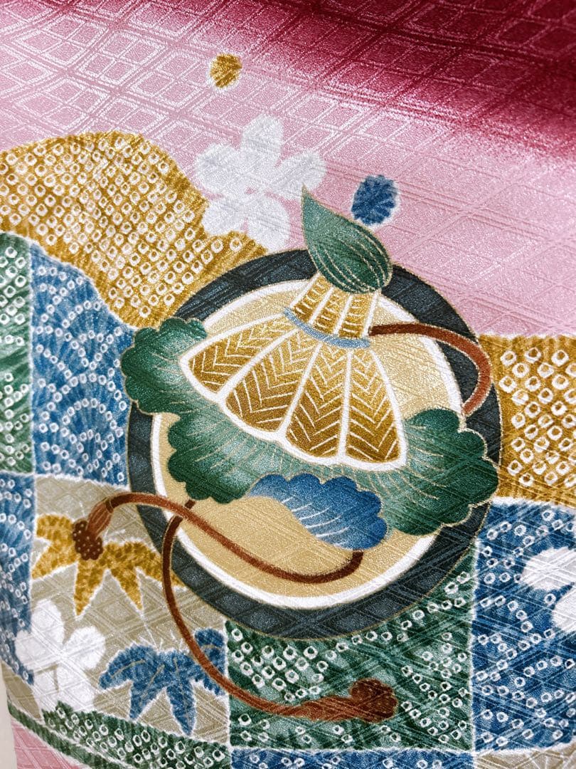 変わり色♡七五三　5歳　男の子　セット　一式　紫系　鷹