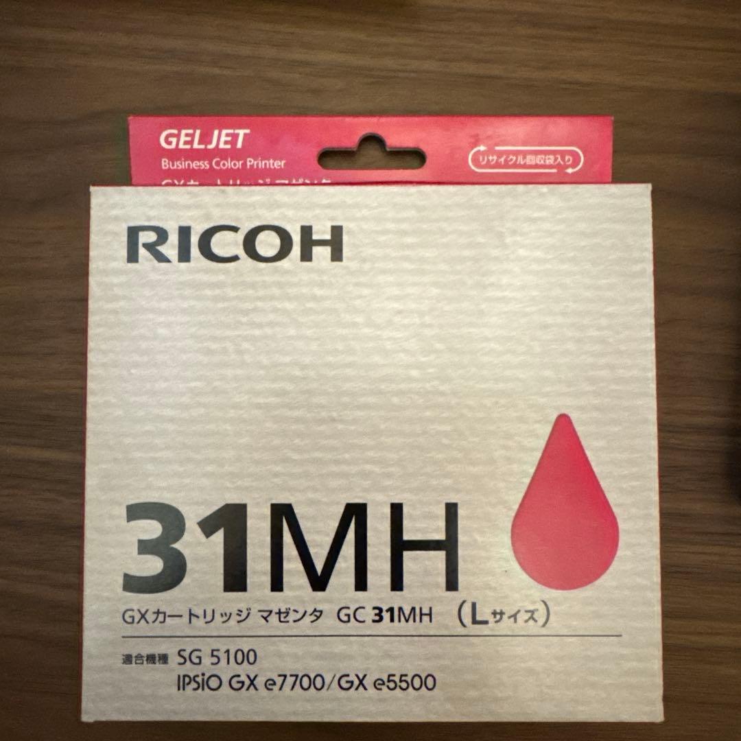 セール　新品　純正RICOH 31シリーズ インクカートリッジ 4色セット