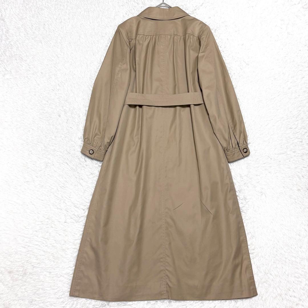 【美品】イヴサンローラン スプリング コート シャツドレス 上品 高級感 春