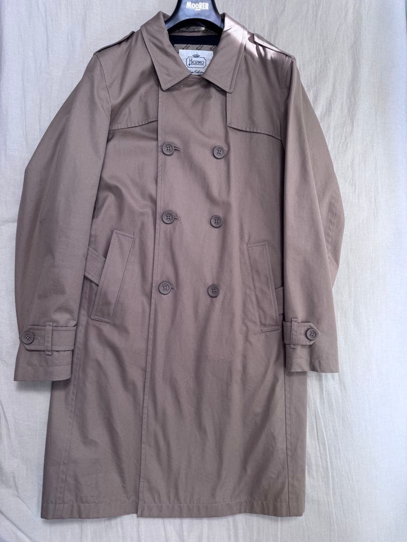 Herno ヘルノ　トレンチコート　キャメル　48サイズ