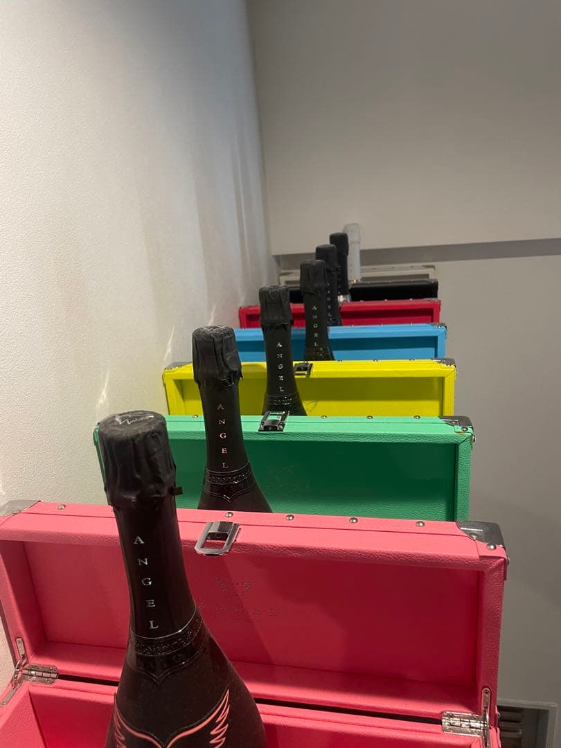 エンジェル・ヘイロー バラ売り可 ピンク 緑 黄 青 赤 黒 白 7本