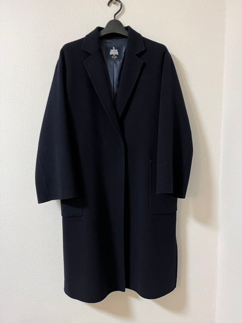 SLOBE IENA ハミルトン　ダブルフェイスウールチェスターコート