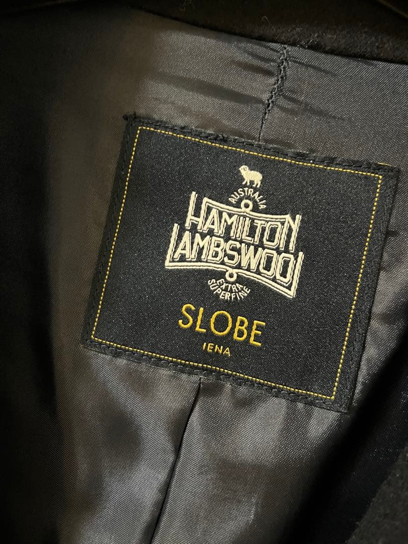 SLOBE IENA ハミルトン　ダブルフェイスウールチェスターコート