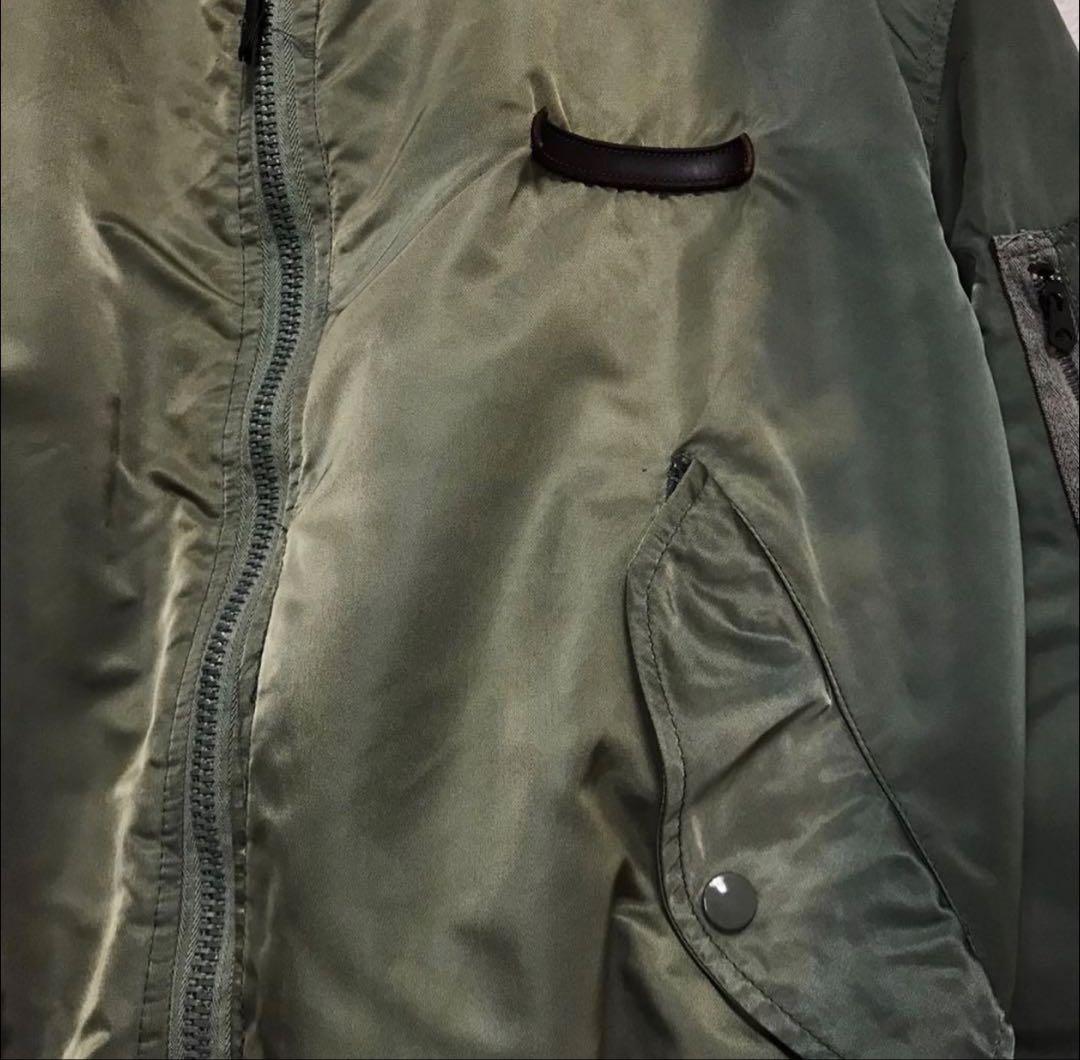 90s AVIREX MA-1 ミリタリーフライトジャケット　USA製 L