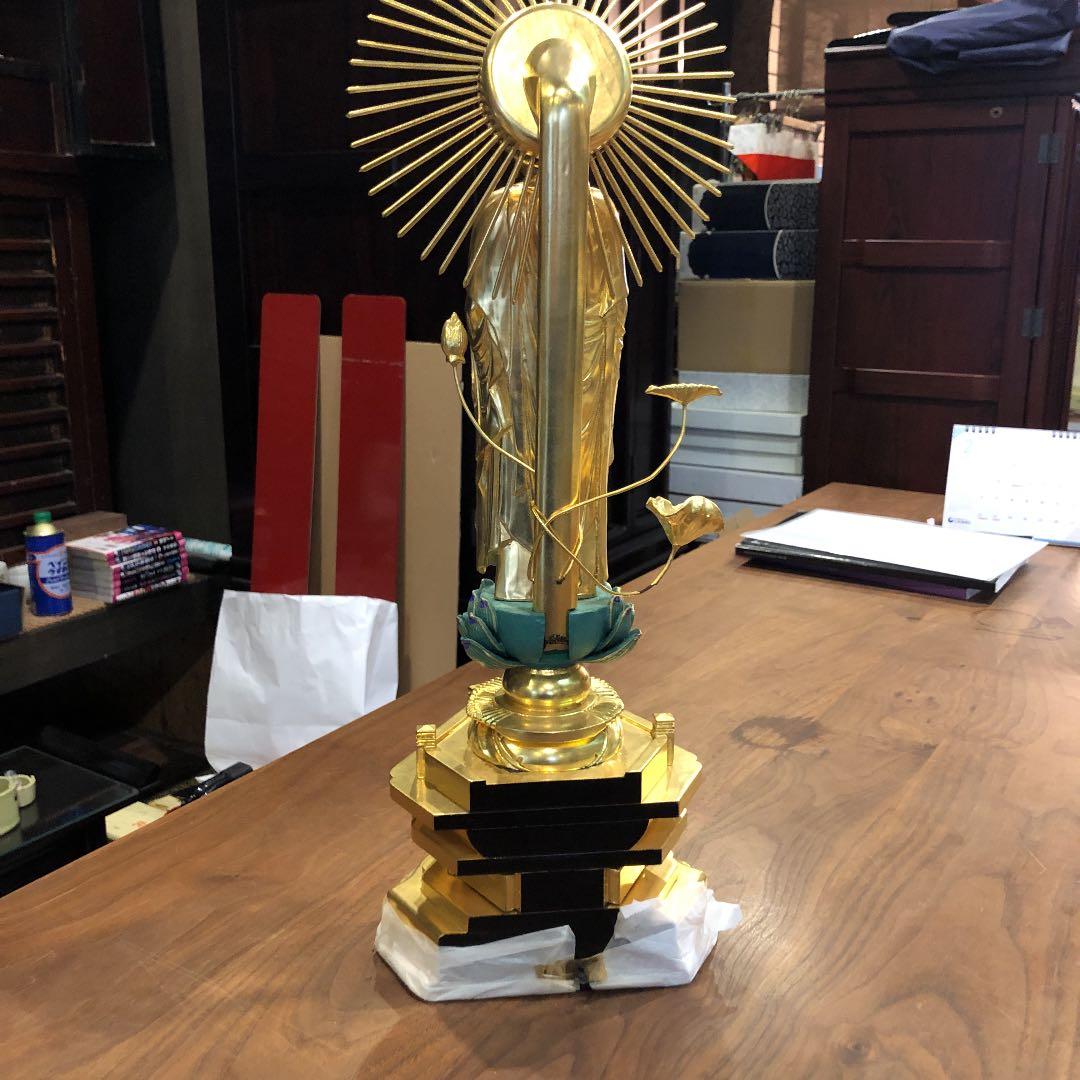 東立弥陀　木像