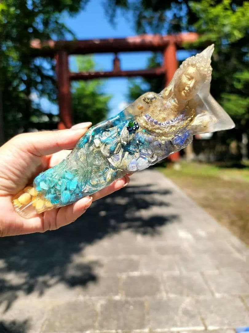 イベ価格★結界★悪縁切り身を守るお釈迦様オルゴナイト