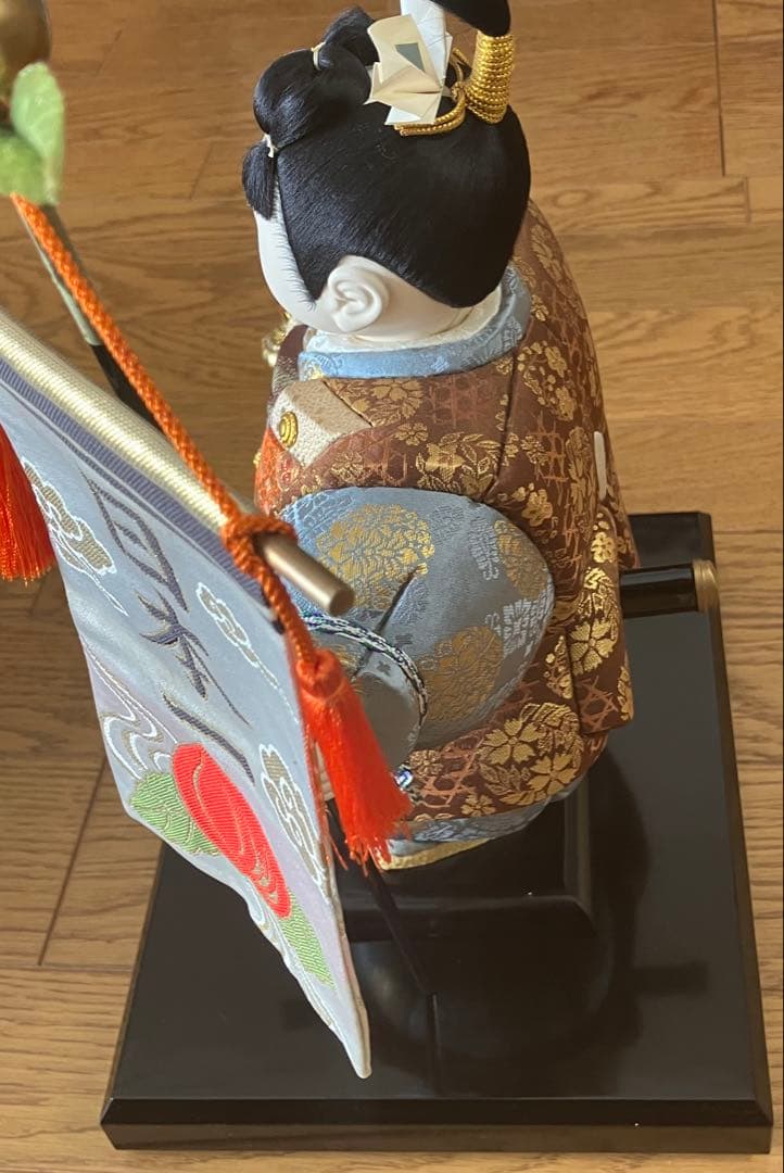 御人形司　原米洲　桃太郎　無形文化財技術保存　五月人形