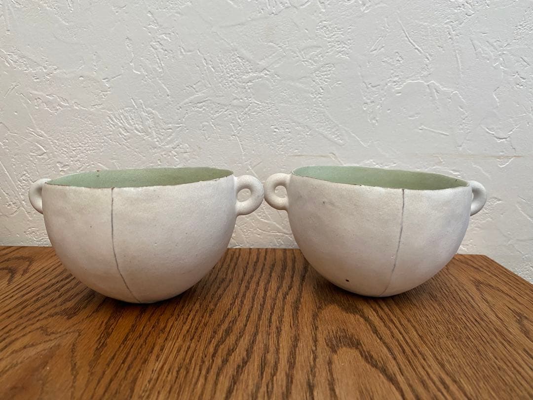 アセビマコトさん　スープカップ2個セット