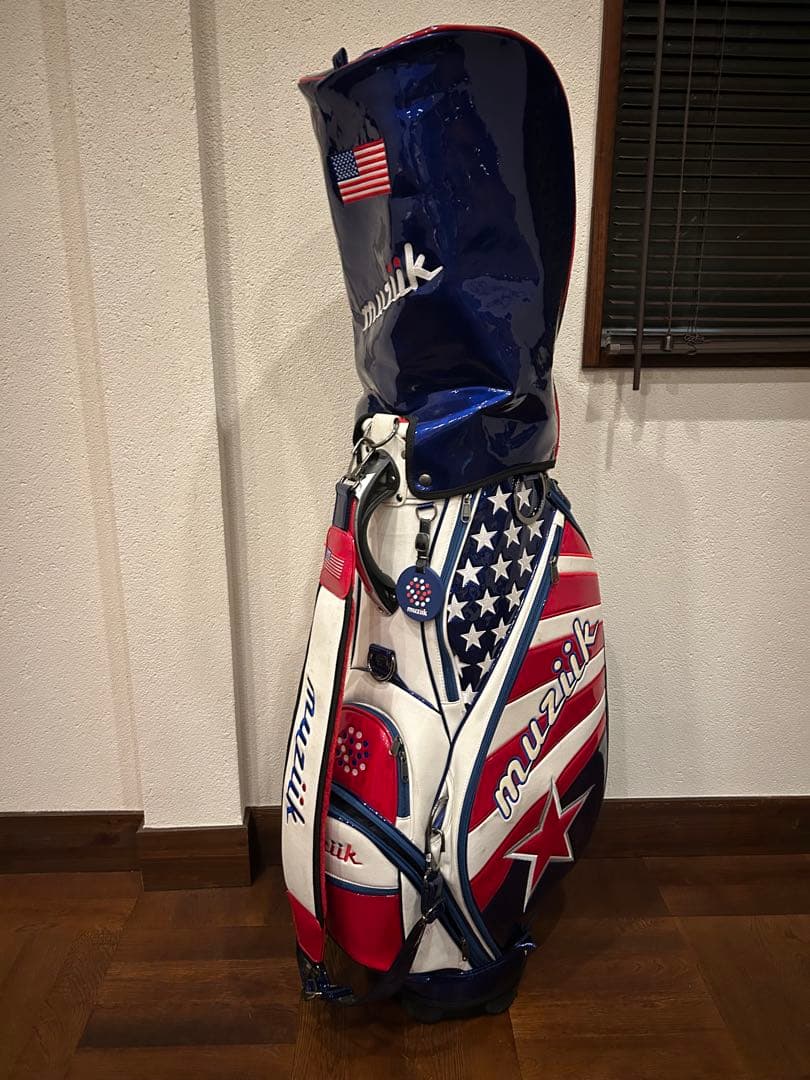 y*m様 muzik ゴルフバッグ・キャディバッグ 星条旗デザイン