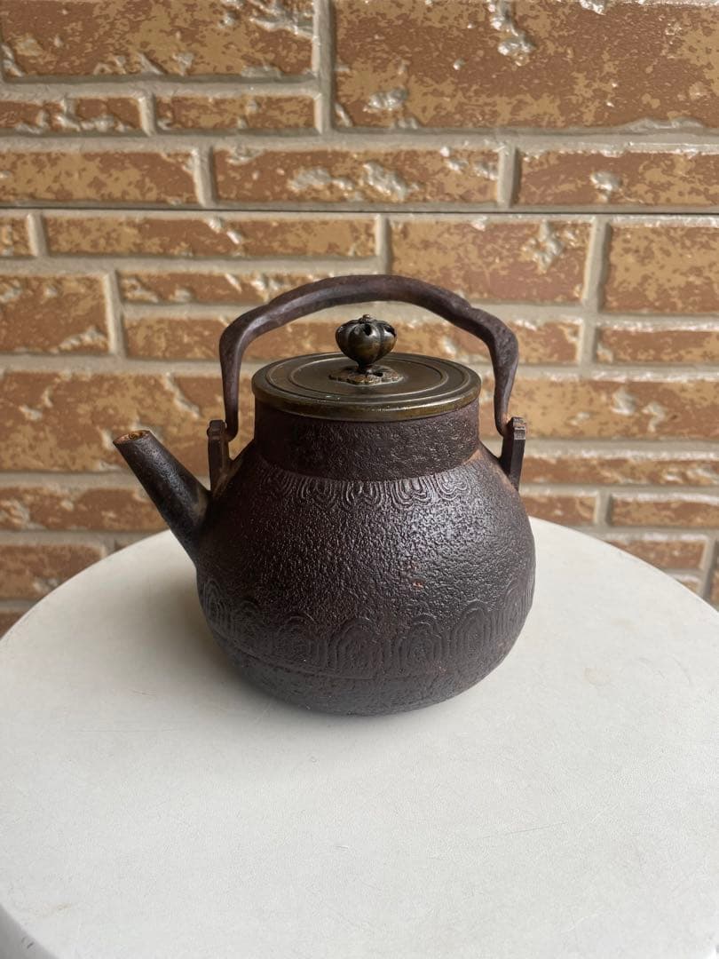 【骨董品】 龍文堂 鉄瓶