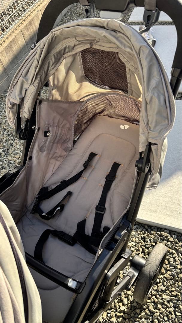美品！Joie エヴァライトデュオ2人乗りベビーカー　縦型