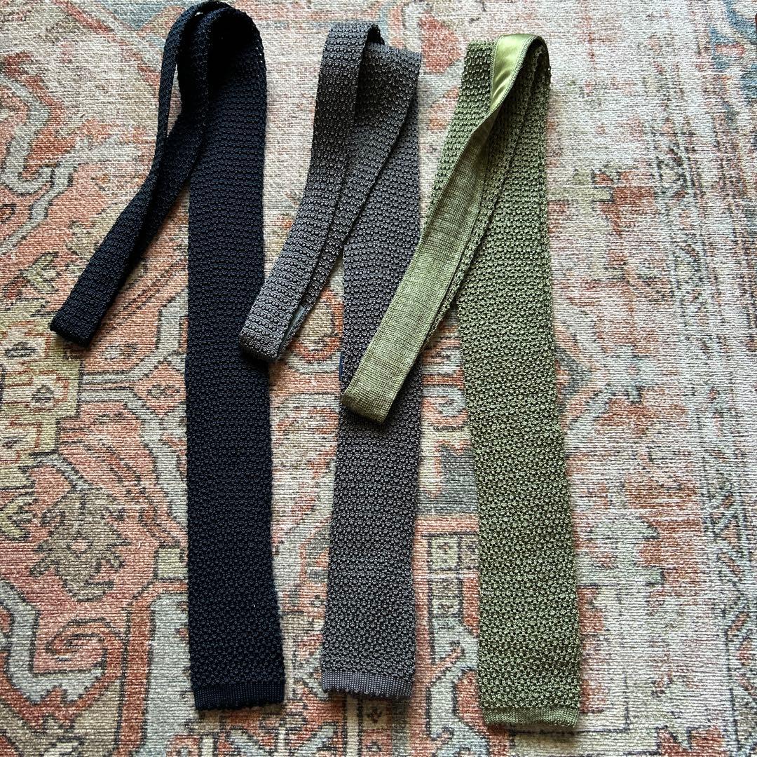 ポロ　ラルフローレン　ニットタイ　3点セット　バラ売り可