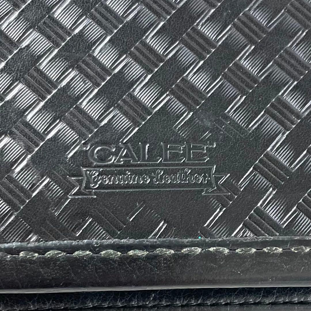 入手困難✨ キャリー CALEE 長財布 トラッカーウォレット レザー ブラック