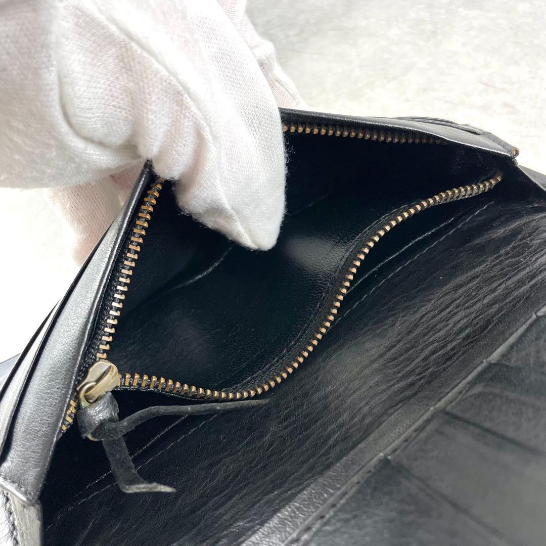 入手困難✨ キャリー CALEE 長財布 トラッカーウォレット レザー ブラック