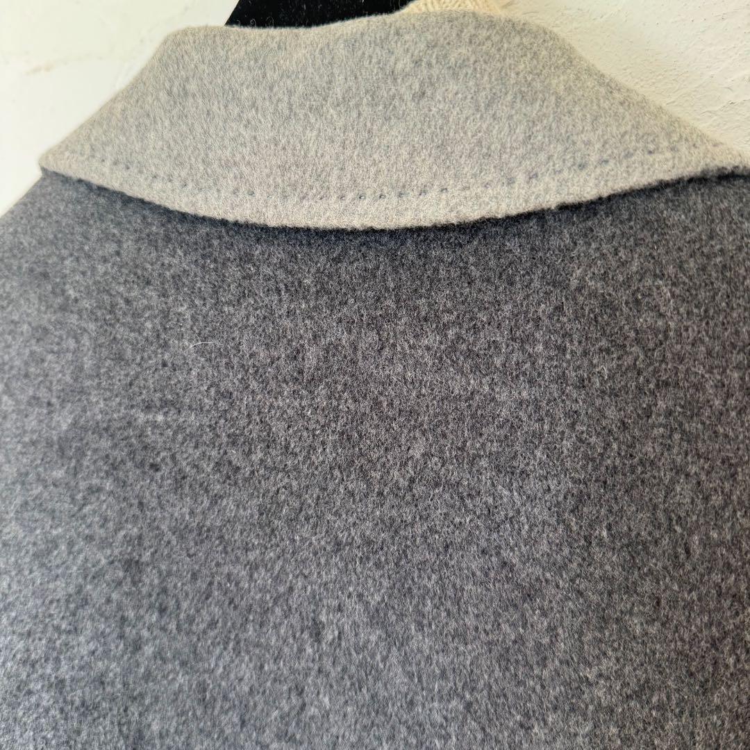 美品❗️イタリア製カシミヤ混ウール　リバーコート