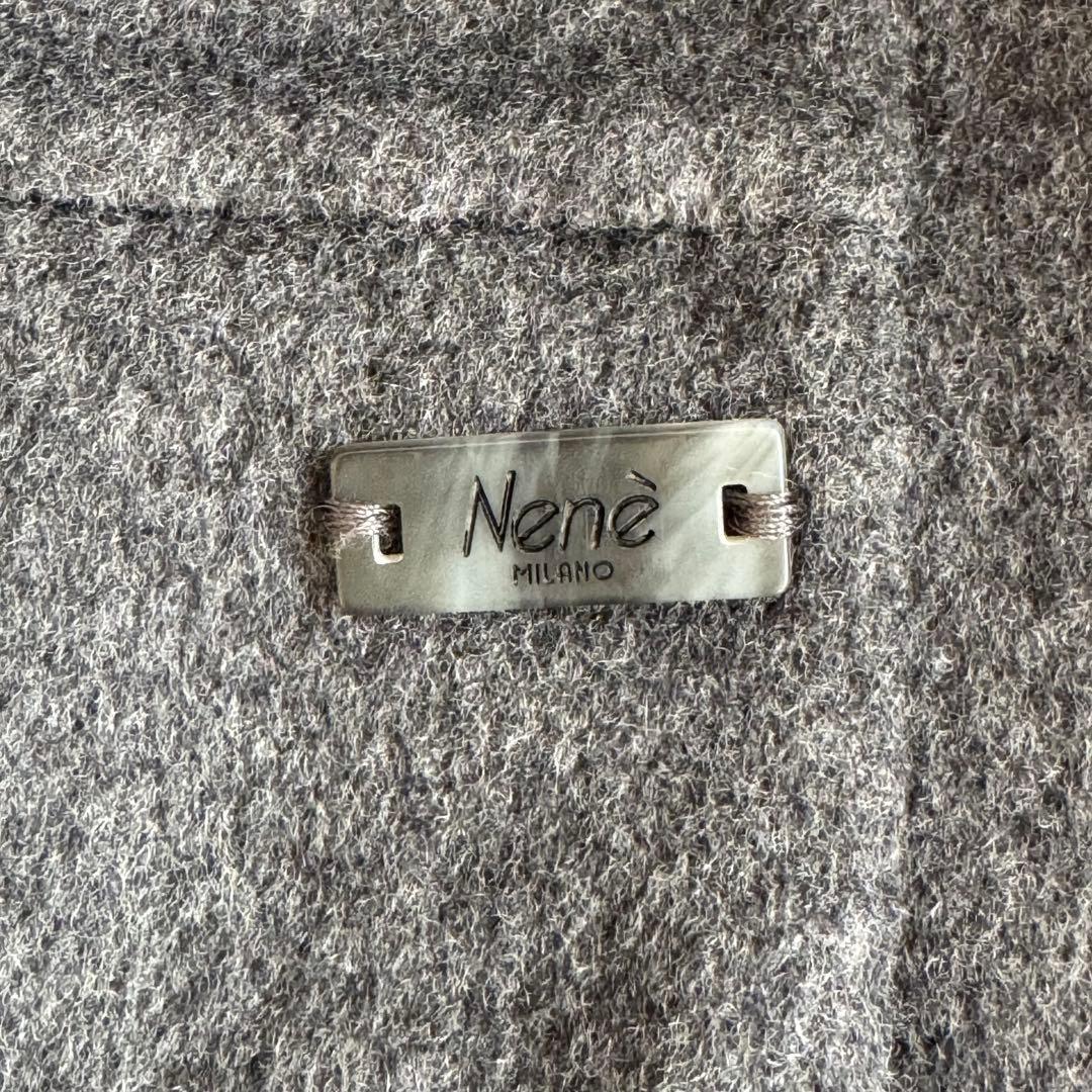 美品❗️イタリア製カシミヤ混ウール　リバーコート