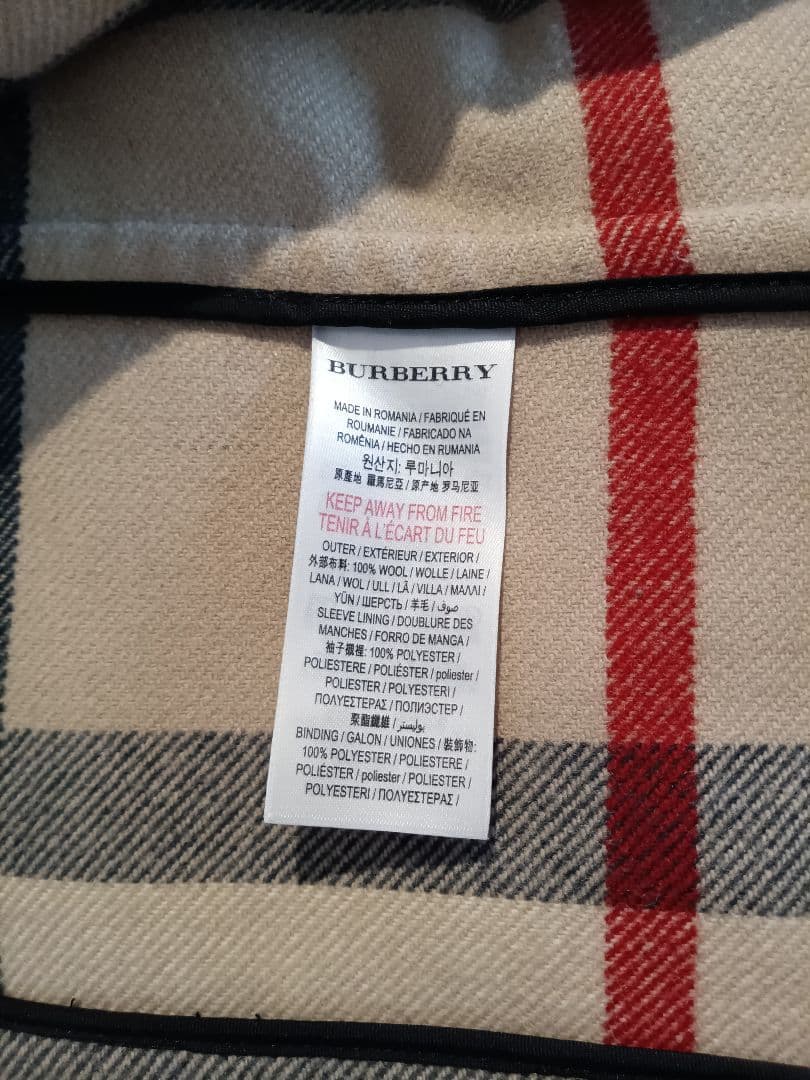 バーバリー ダッフルコート キッズ ピンク 100cm~ 4year