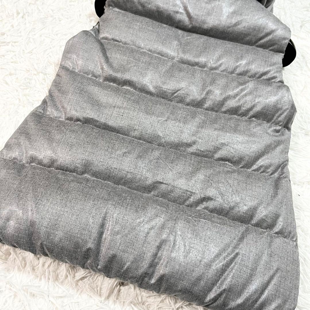 美品　デュベティカ　FEBEDUE　ダウンベスト　別注　カシミヤ混　40 グレー