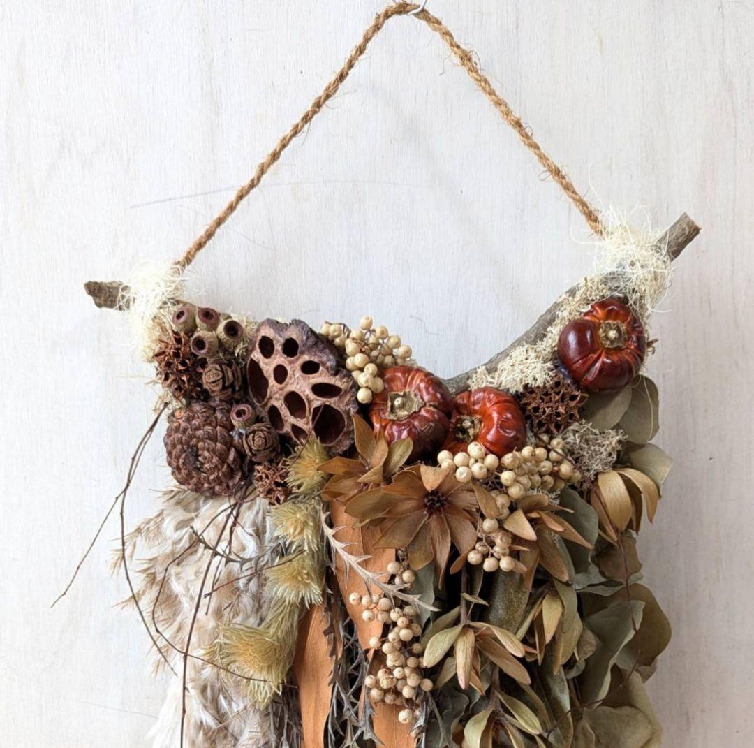 専用＊Halloween＊ソラナムパンプキン　ドライフラワータペストリー