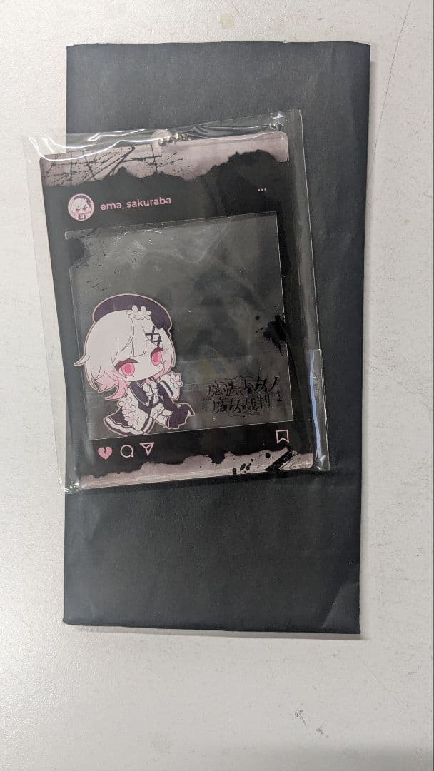 魔法少女ノ魔女裁判 朗読劇 クラファン支援者限定SNS風アクリルキーホルダー