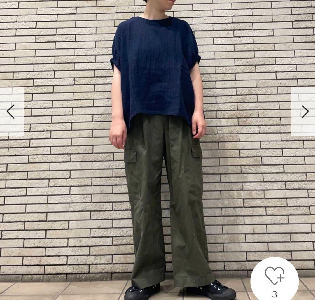 新品　今季　かぐれ　パナマギャザースリーブプルオーバー 2025