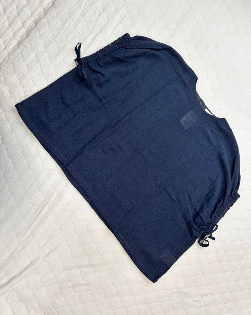 新品　今季　かぐれ　パナマギャザースリーブプルオーバー 2025