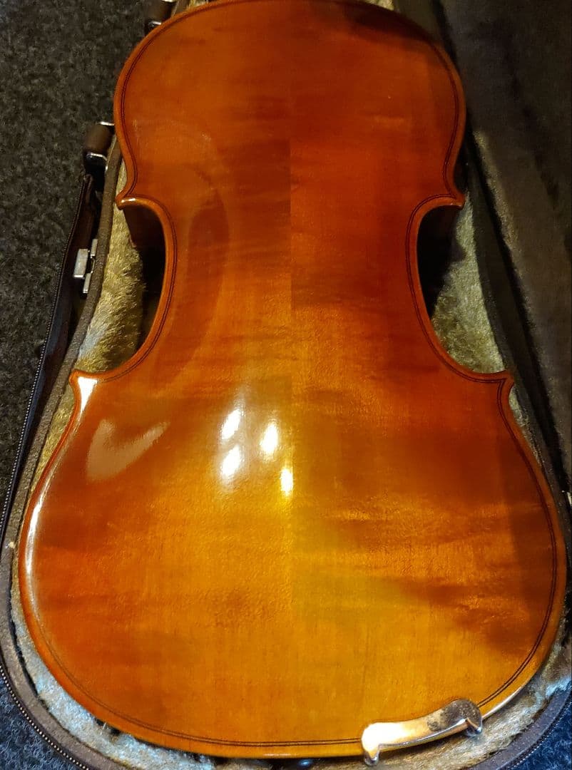 高級 バイオリン 鈴木 No.200 4/4 証明ラベル有、弓ケース付 定価6万