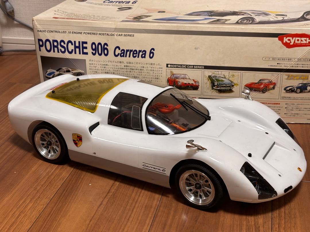 京商1/10ビンテージエンジンRCカー Porsche 906 フルセット