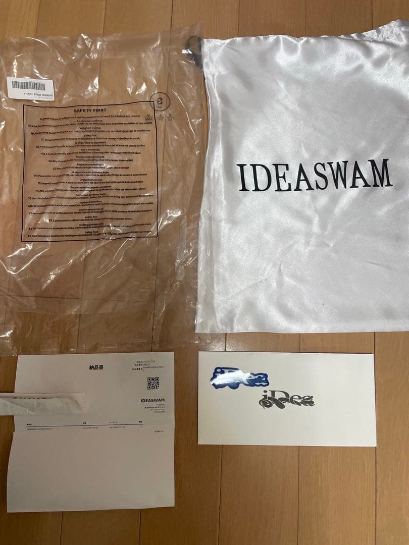 ideaswan ブラック パーカー