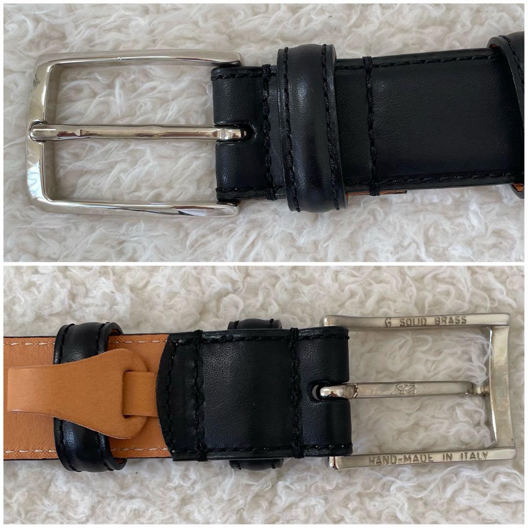 【未使用】Felisi ベルト レザー 黒 メンズ 48-90