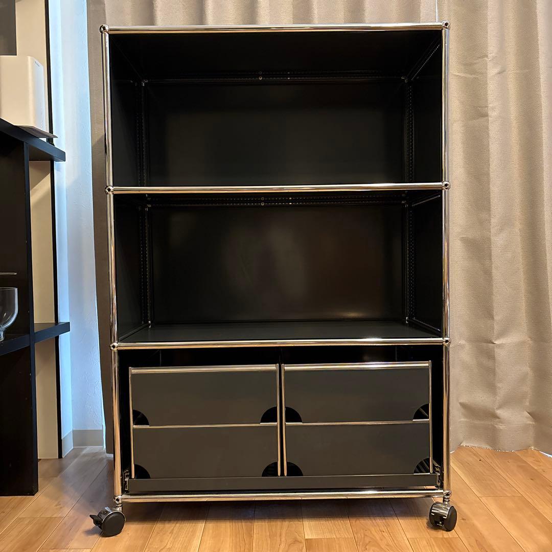 ローズガーデン　USM HALLER シェルフ ラック 引き出し