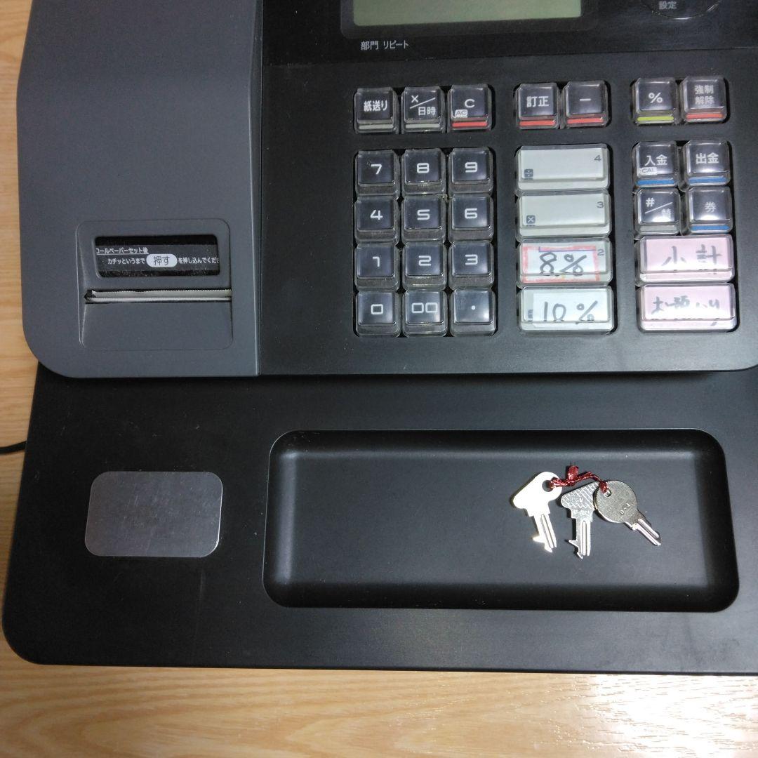 CASIO 電子レジスター SE-G2 グレー/ブラック　(中古品)