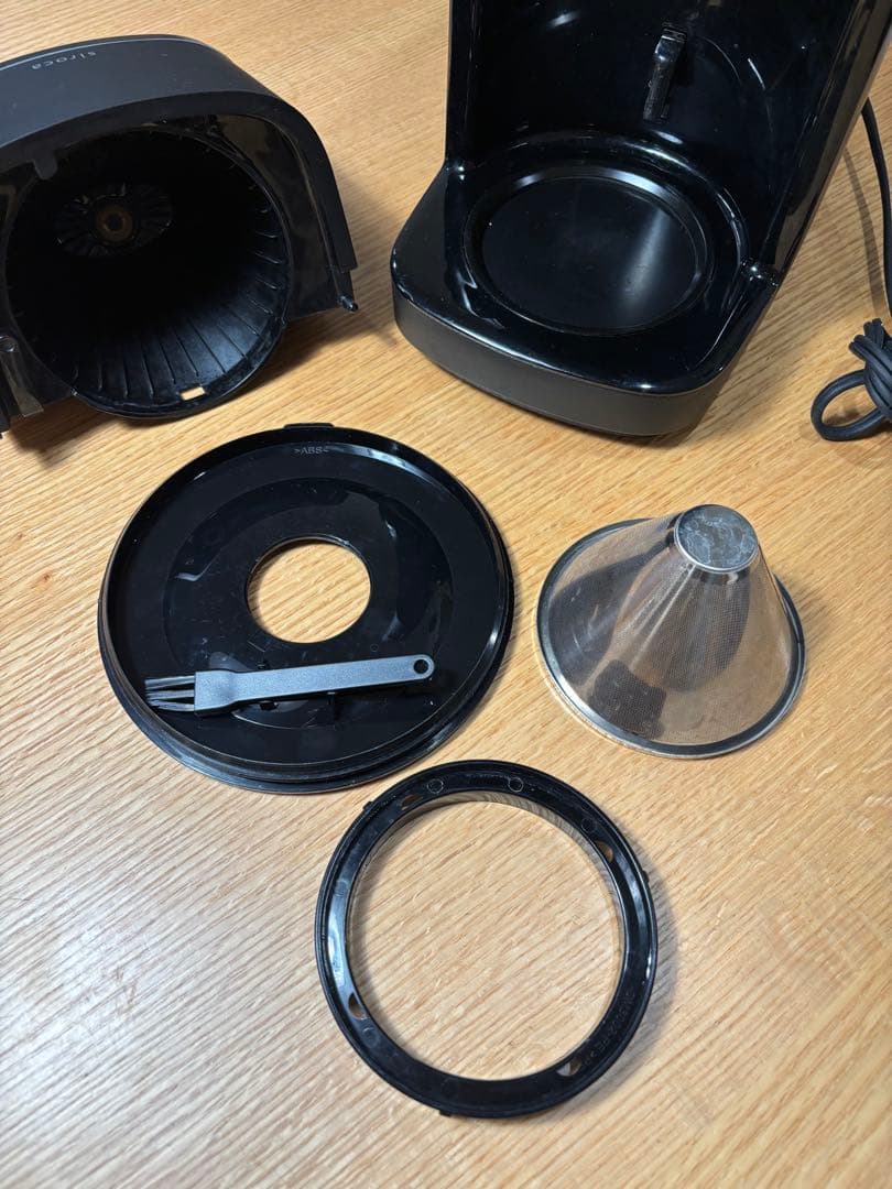 シロカsirocaコーン式全自動コーヒーメーカーCM-6C261カフェばこpro