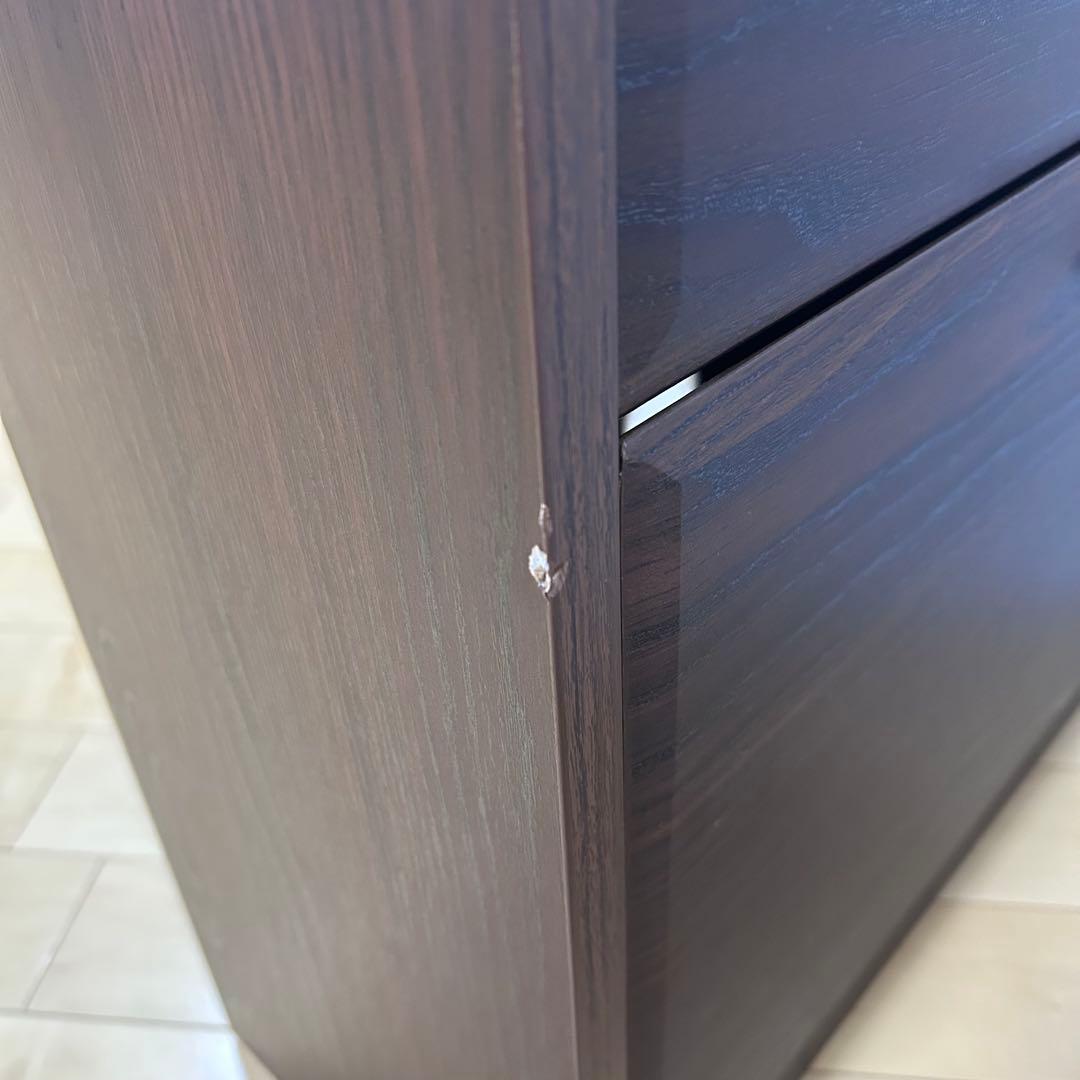 スリム3段シューズラック　サブリナ　サン　W637×D240×H1095 靴入れ